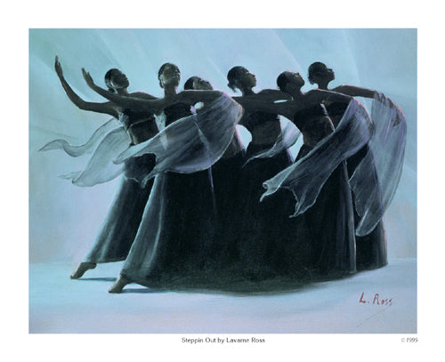 Steppin' Out (mini) by Lavarne Ross | 6 1/2 x 8 Fine Art Print