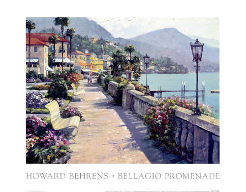 Bellagio Promenade (small) by Howard Behrens | 11 x 14 Fine Art Print