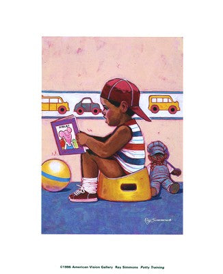 Potty Training by Ray Simmons | 10 x 8 Fine Art Print