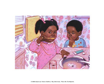 Pass the Toothpaste by Ray Simmons | 8 x 10 Fine Art Print