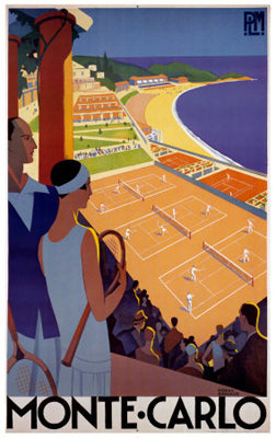 Monte-Carlo by Roger Broders | 38 7/8 x 24 Fine Art Print