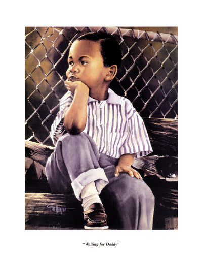 Waiting for Daddy by Tim Hinton | 10 x 8 Fine Art Print