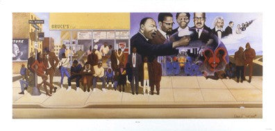 Bus Stop by Ernest Watson | 18 5/8 x 39 Fine Art Print