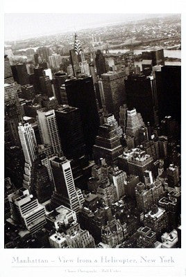 Manhattan, View from a Helicopter by Ralf Uicker | 23 5/8 x 15 3/4 