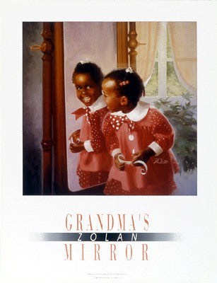Grandma's Mirror by Donald Zolan | 26 x 20 Fine Art Print