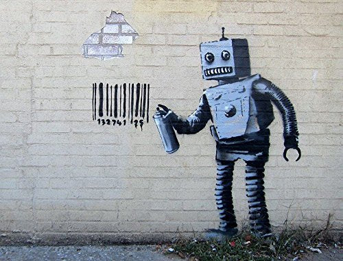 Robot by Banksy | 11 x 14 Fine Art Print