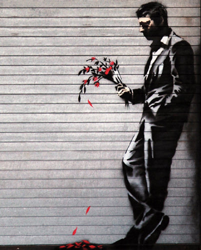 Framed Art Wither by Banksy | 14 x 11