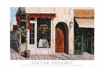 Bistro La Bouille by Viktor Shvaiko | 24 x 36 Fine Art Print