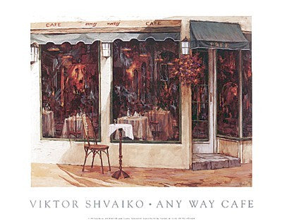 Any Way Cafe by Viktor Shvaiko | 11 x 14 Fine Art Print
