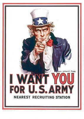 I Want You by James Montgomery Flagg | 32 x 24 Fine Art Print