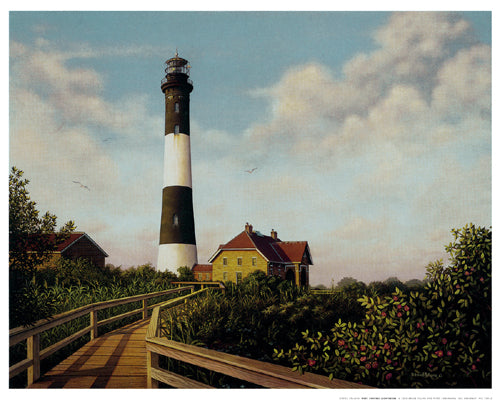 West Channel Lighthouse by Daniel Pollera | 23 7/8 x 29 5/8 Fine Art Print