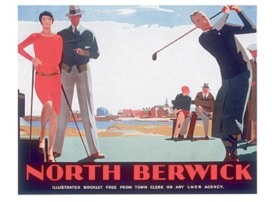 North Berwick by Andrew Johnson | 21 1/2 x 26 5/8 Fine Art Print