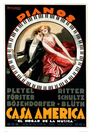 Casa America by Achille Mauzan | 38 x 26 1/4 Fine Art Print