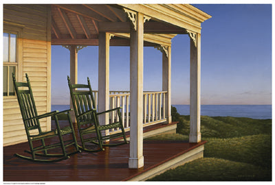 Twilight on the Veranda by Daniel Pollera | 25 x 37 Fine Art Print