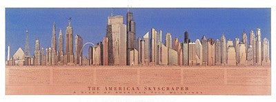 The American Skyscraper by Craig Holmes | 13 x 38 Fine Art Print