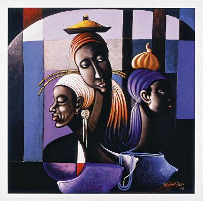 Trilogy of Expression I by Shubert Denis | 24 x 23 3/4 Fine Art Print