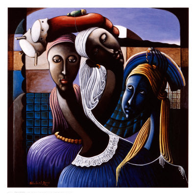 Trilogy of Expression II by Shubert Denis | 24 x 23 3/4 Fine Art Print