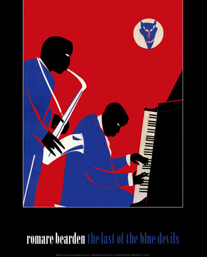 The Last of the Blue Devils by Romare Bearden | 30 x 24 Fine Art Print