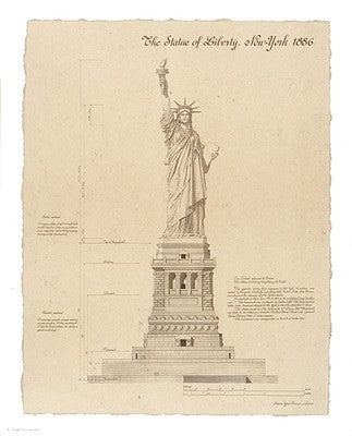 Statue of Liberty, New York by Yves Poinsot | 28 x 22 Fine Art Print