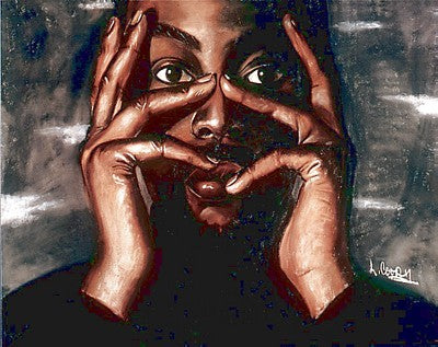 Intense Thoughts by Laurie Cooper | 18 3/4 x 23 Fine Art Print