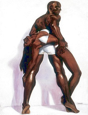 Couple by Laurie Cooper | 28 3/4 x 22 7/8 Fine Art Print