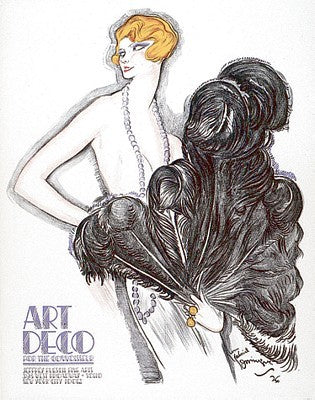 Alice Soulie, 1926 by Jean-Gabriel Domergue | 28 x 22 Fine Art Print