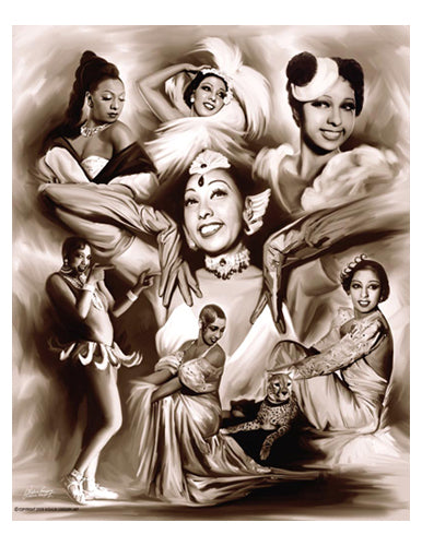 Brown Sugar: Josephine Baker by Wishum Gregory | 11 x 8 ½ Fine Art Print