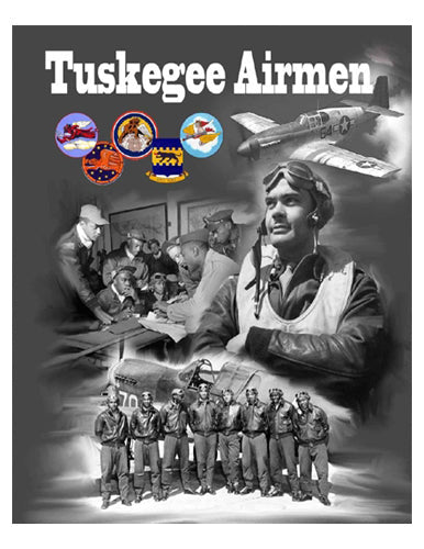 Framed Art Tuskegee Airmen by Wishum Gregory | 11 x 8 ½