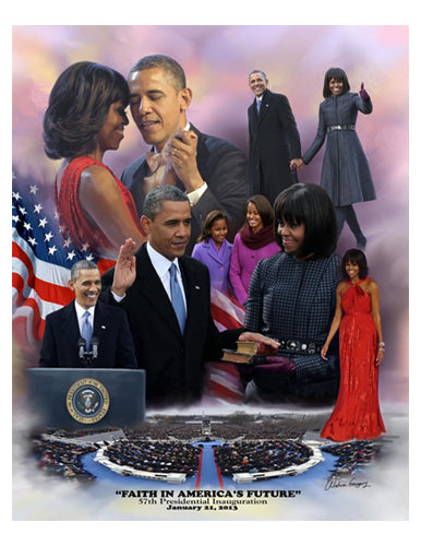 Faith in America's Future: 2013 Obama Inauguration by Wishum Gregory