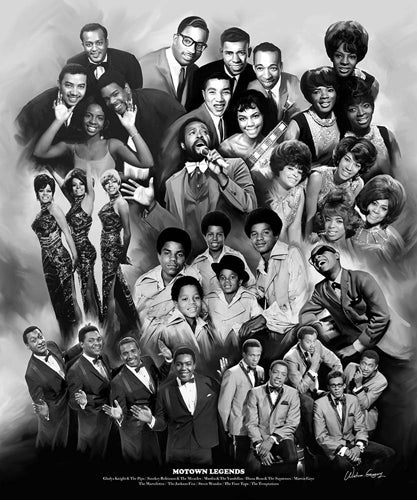 Motown Legends by Wishum Gregory | 24 x 20 Fine Art Print