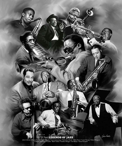 Legends of Jazz by Wishum Gregory | 24 x 20 Fine Art Print