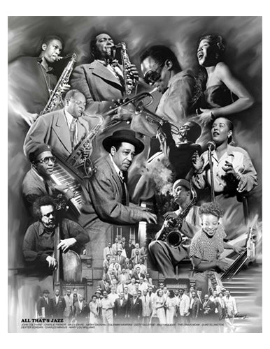 Framed Art All That's Jazz by Wishum Gregory | 11 x 8 ½