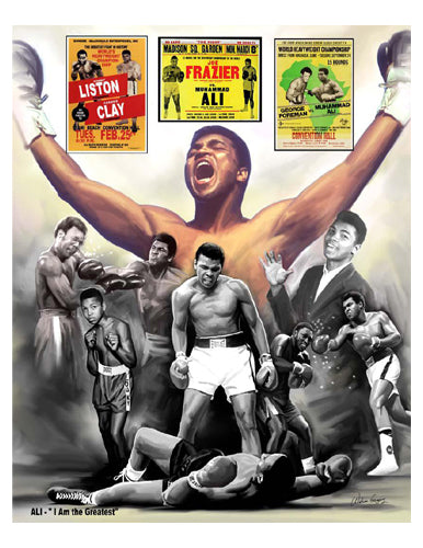Ali: I Am the Greatest by Wishum Gregory | 11 x 8 ½ Fine Art Print