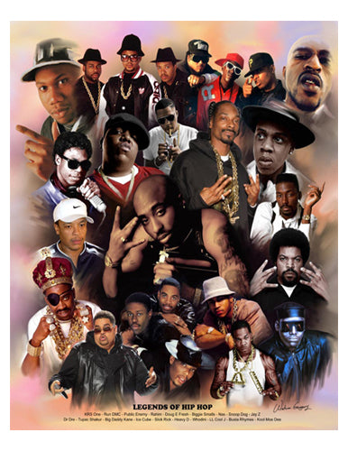 Legends of Hip Hop by Wishum Gregory | 11 x 8 ½ Fine Art Print