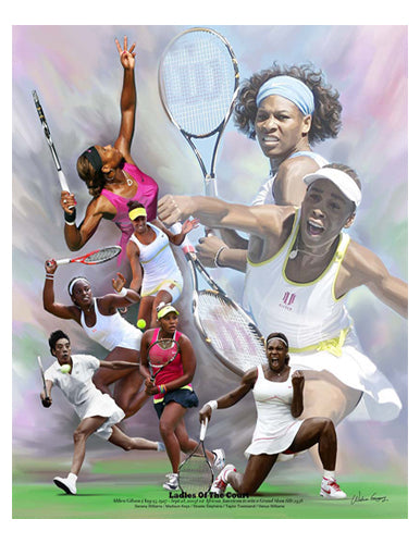 Ladies of the Court by Wishum Gregory | 11 x 8 ½ Fine Art Print