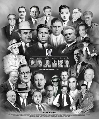 Framed Art Wise Guys by Wishum Gregory | 24 x 20