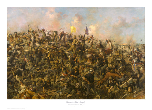 Framed Art Custer's Last Stand by Edgar Samuel Paxson | 23 x 31 3/4