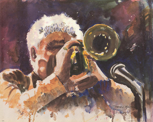 Framed Art Maynard Ferguson by Harmon Montgomery | 16 x 20