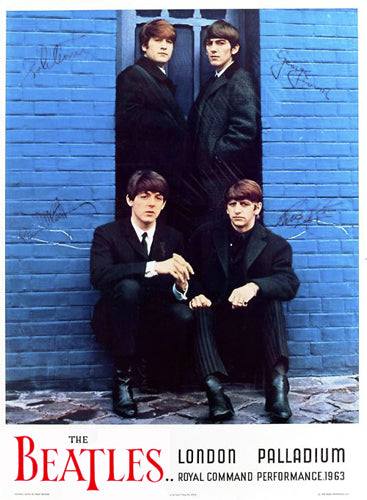 The Beatles, London Palladium, 1963 Wall Art | 32 1/4 x 21 3/4 Art P