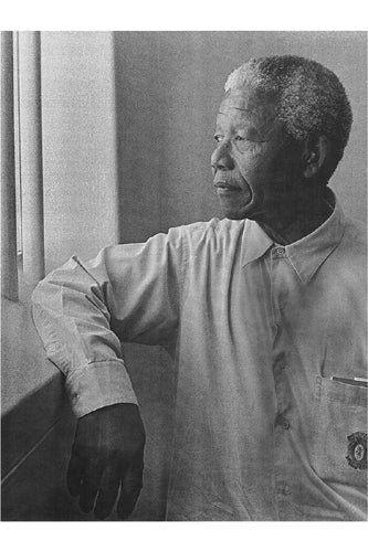 Framed Art Nelson Mandela 18 1/8 x 12 1/8