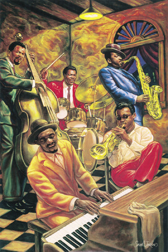 Cool Jazz by Sarah Jenkins | 18 1/8 x 12 Fine Art Print