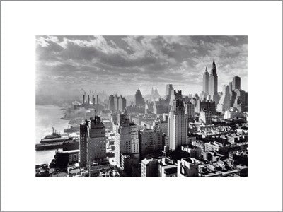 East River Waterfront by New York Collection | 11 7/8 x 15 3/4 Art 