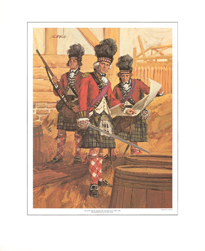 Framed Art The 42nd Royal Highland Regiment of Foot (1782) by Tom McNeely