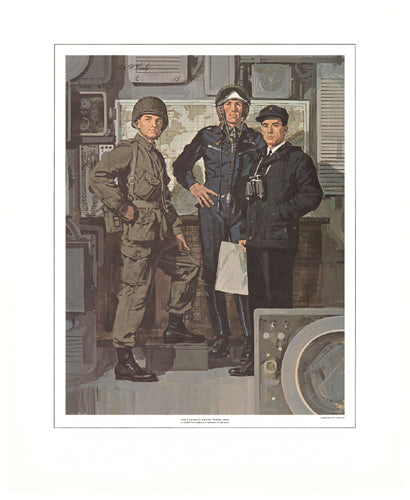 Framed Art The Canadian Armed Forces (1967) by Tom McNeely | 20 x 16