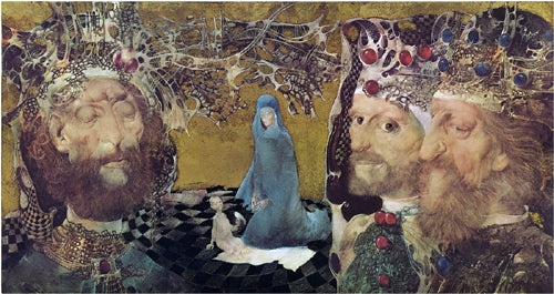 Framed Art The Three Kings by Endre Szasz | 11 x 21 1/8