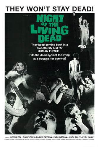 Night of the Living Dead (Style 2) Wall Art | 36 x 24 Fine Art Print
