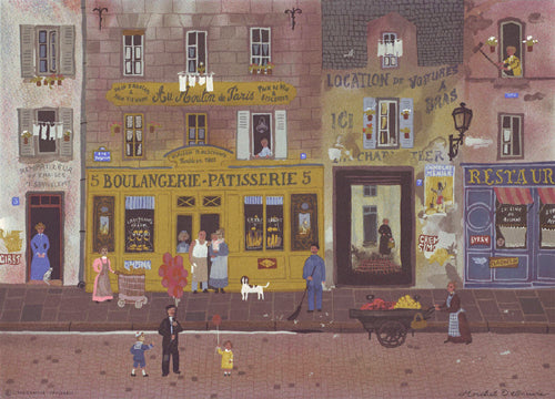 Les Ballons Rouges - au Moulin de Paris by Michel Delacroix