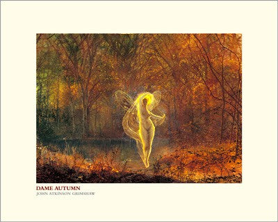 Dame Autumn by John Atkinson Grimshaw | 15 1/2 x 19 1/2 Fine Art Print