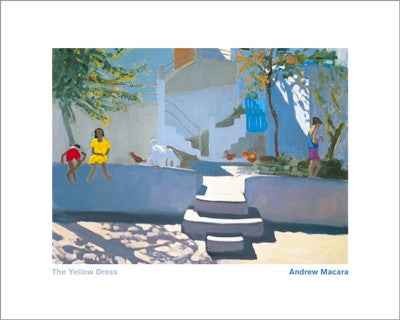 Yellow Dress-Kos by Andrew Macara | 15 3/4 x 19 3/4 Fine Art Print