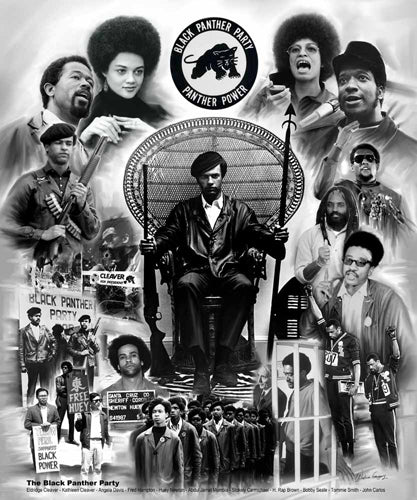 Framed Art The Black Panther Party by Wishum Gregory | 24 x 20